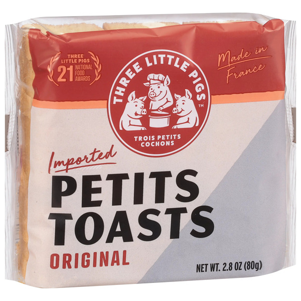 Crackers Three Little Pigs Petits Toasts Original hero