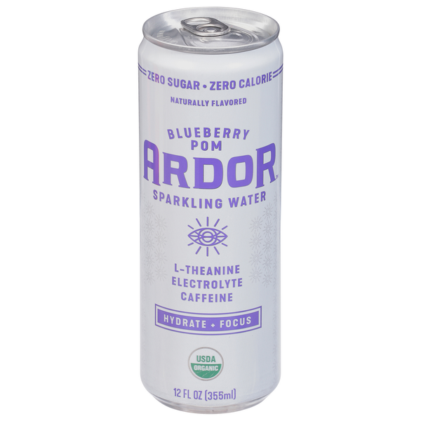 Water, Seltzer & Sparkling Water Ardor Sparkling Water, Blueberry Pom hero