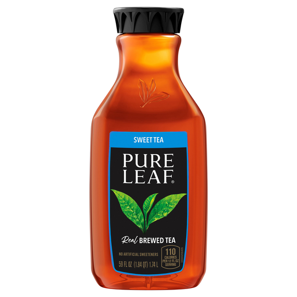 Tea Beverages Pure Leaf Brewed Tea, Real, Sweet Tea hero