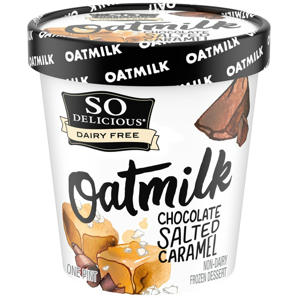 Ice Cream & Ice So Delicious Dairy Free Chocolate Salted Caramel Oat Milk Frozen Dessert hero