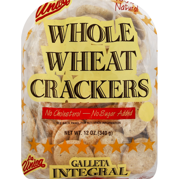 Crackers La Unica Crackers, Whole Wheat hero