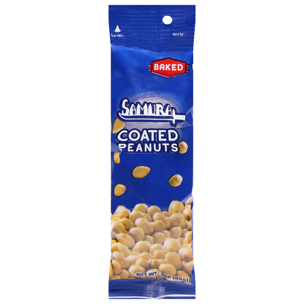 Crackers Peanuts, Coated, Baked hero