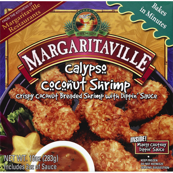 Frozen Meat & Seafood Margaritaville Coconut Shrimp, Calypso hero