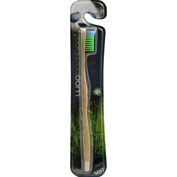 Oral Hygiene WooBamboo Toothbrush, Soft, Adult hero