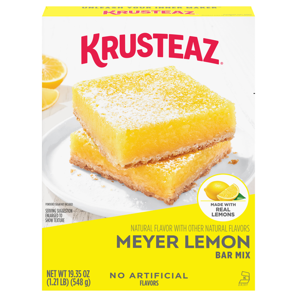 Doughs, Gelatins & Bake Mixes Krusteaz Meyer Lemon Bar Mix hero