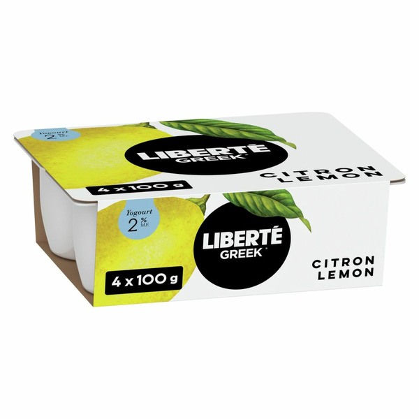 Yogurt Liberté Greek Yogurt Lemon Yogurt 2% hero