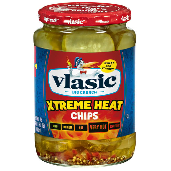 Pickled Goods & Olives Vlasic Xtreme Heat Pickle Chips, Very Hot Spice hero