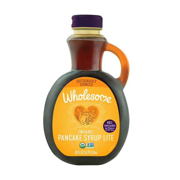 Honeys, Syrups & Nectars Wholesome Organic Lite Pancake Syrup hero