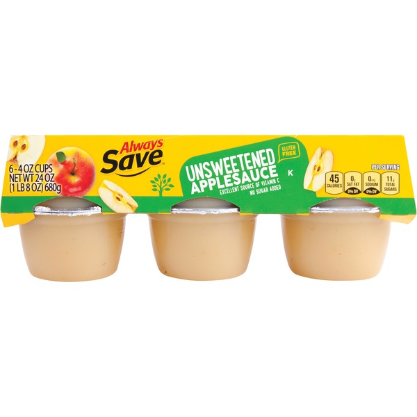 Canned Fruit & Applesauce Always Save Unsweetened Applesauce hero