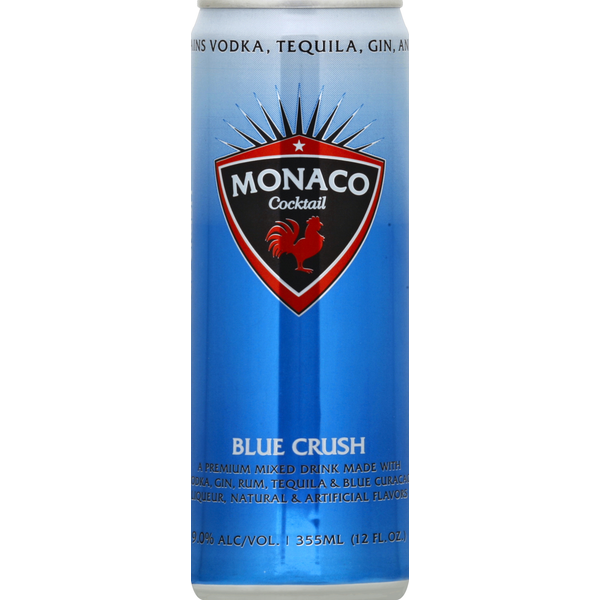 Spirits Monaco Cocktail, Blue Crush hero