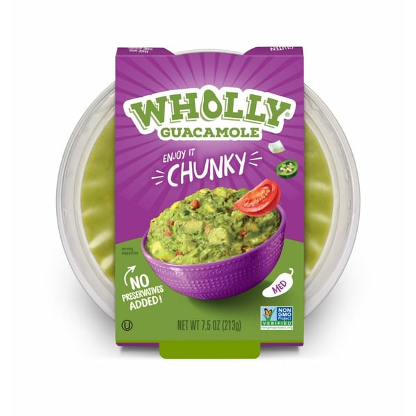 Fresh Dips & Tapenades Wholly Guacamole Chunky Bowl hero