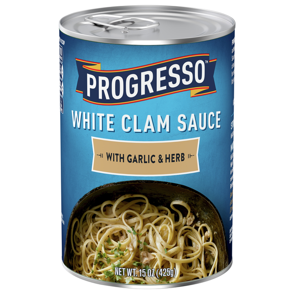 Pasta Sauce Progresso Clam Sauce, with Garlic & Herb, White hero