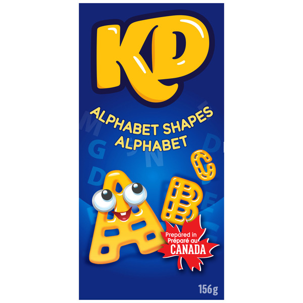 Instant Foods Kraft Macaroni & Cheese Alphabet Shapes hero