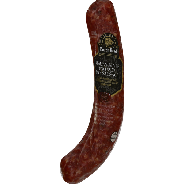 Lunch Meat Boar's Head Italian Style Uncured Dry Sausage hero