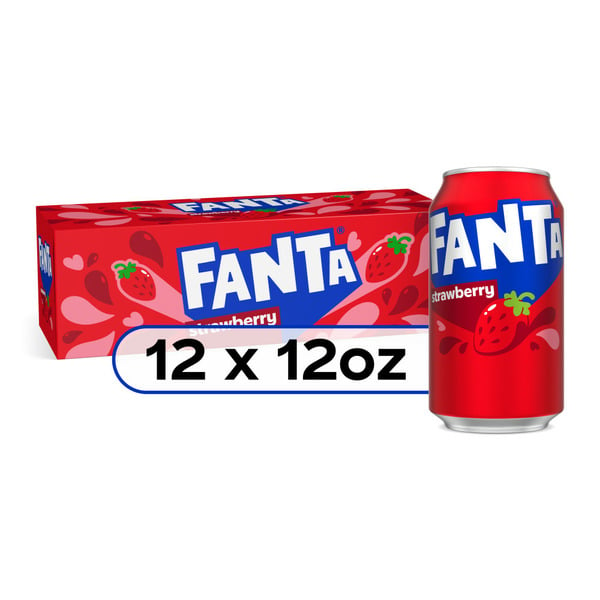 Soft Drinks Fanta Strawberry Soda hero