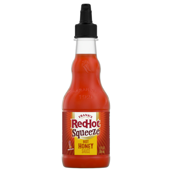 Hot Dogs, Bacon & Sausage Frank's RedHot® Hot Honey Squeeze Hot Sauce hero