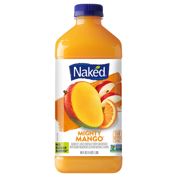 Refrigerated Naked Juice, Mighty Mango hero