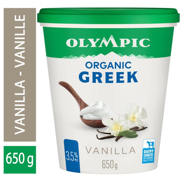 Yogurt & Kefir Olympic Organic Greek Yogurt Vanilla 3.5% hero