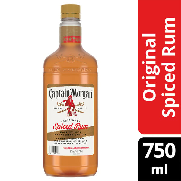 Captain Morgan Original Spiced Rum (Made with Real Madagascar Vanilla) hero