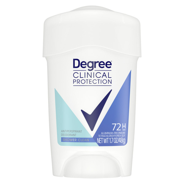 Deodorants Degree Clinical Strength Antiperspirant Deodorant Shower Clean hero