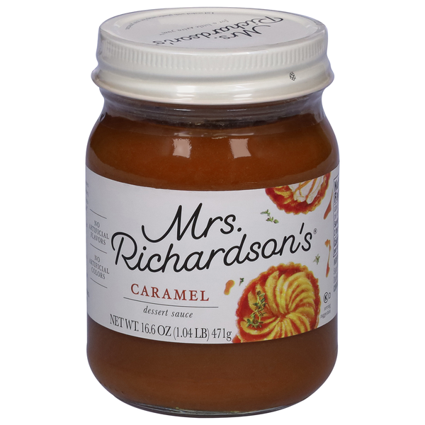 Ice Cream Toppings Mrs. Richardson's Dessert Sauce, Caramel hero