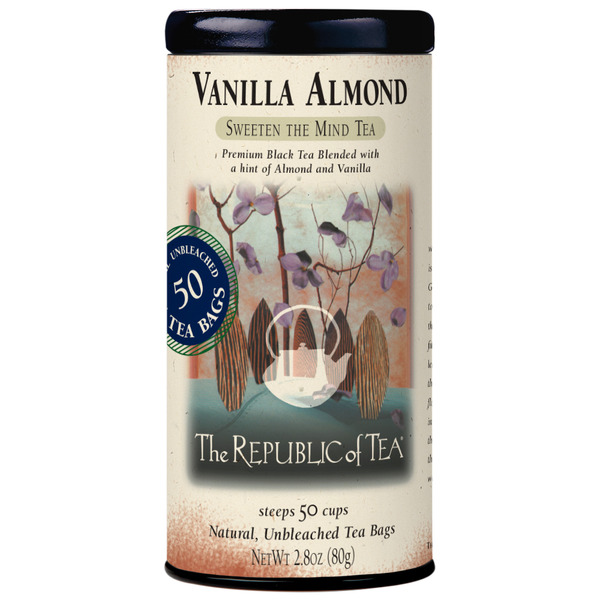 Tea The Republic of Tea Vanilla Almond Black Tea Bags hero