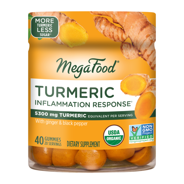 Vitamins & Supplements MegaFood Turmeric Inflammation Response* Turmeric Spice Gummies hero