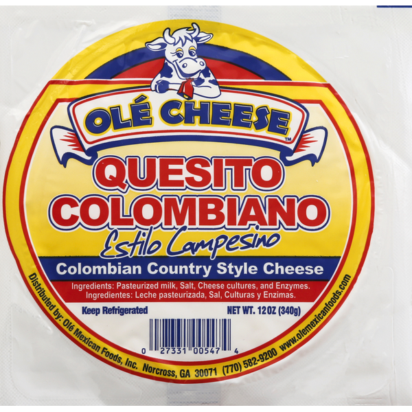 Cheese Ole Cheese Cheese, Colombian Country Style hero