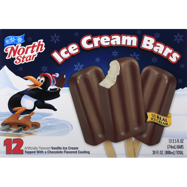 Ice Cream & Ice North Star Ice Cream Bars, Vanilla hero