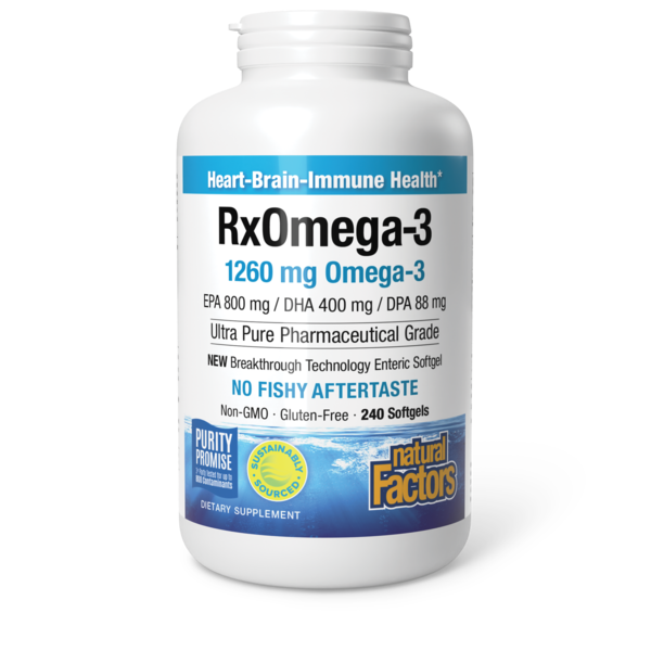 Vitamins & Supplements Natural Factors Rxomega-3 hero