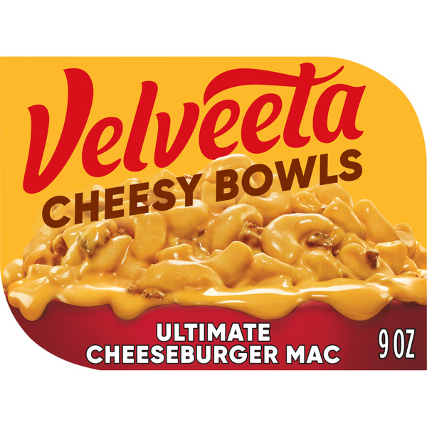 Instant Foods VELVEETA Cheesy Ultimate Cheeseburger Mac with Savory Cheese Sauce Microwavable Meal hero