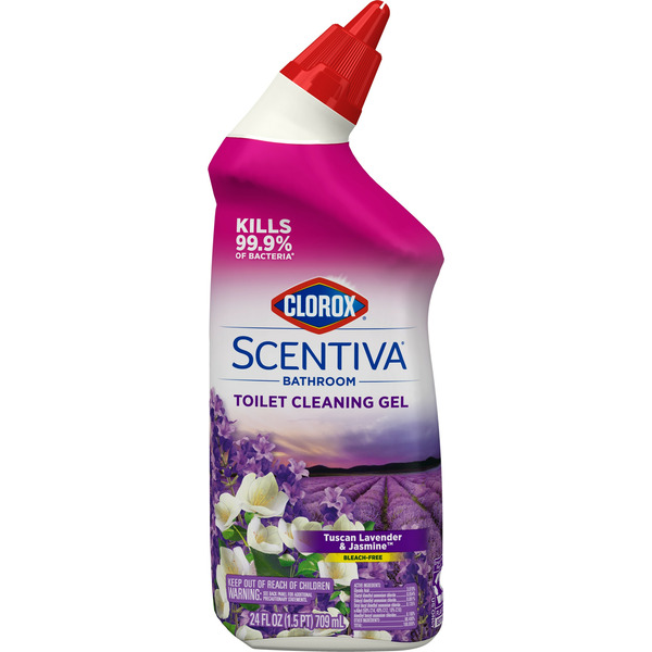 Cleaning Products Clorox Scentiva Toilet Cleaning Gel, Bleach Free - Tuscan Lavender & Jasmine hero