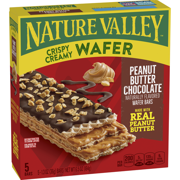 Candy & Chocolate Nature Valley Peanut Butter Chocolate Wafer Bars hero