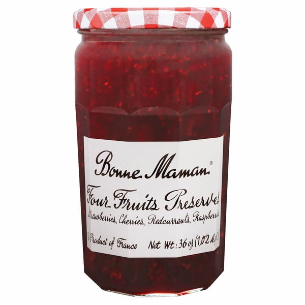 Spreads Bonne Maman Four Fruits Preserves 35.2 Oz (2.2 Lb) hero