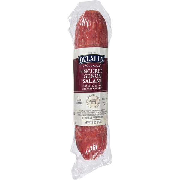 Prepared Meals DeLallo Salami, Genoa, Uncured hero