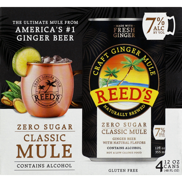 Beers & Coolers Reed’s Ginger Beer, Classic Mule hero