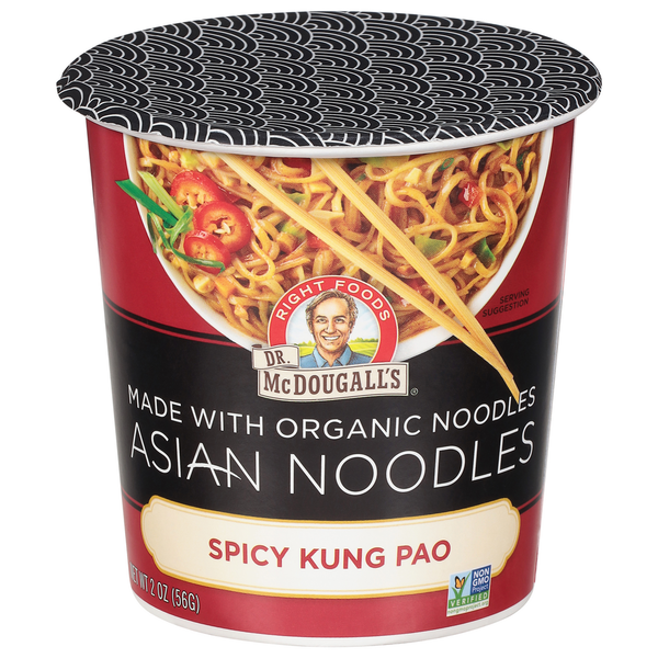 Asian Foods Dr. McDougall's Asian Noodles, Spicy Kung Pao hero