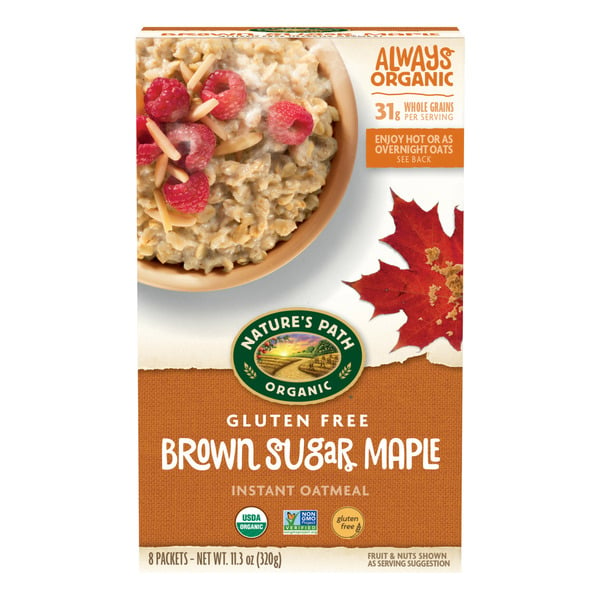 Hot Cereal & Pancake Mixes Nature's Path Brown Sugar Maple Oatmeal hero