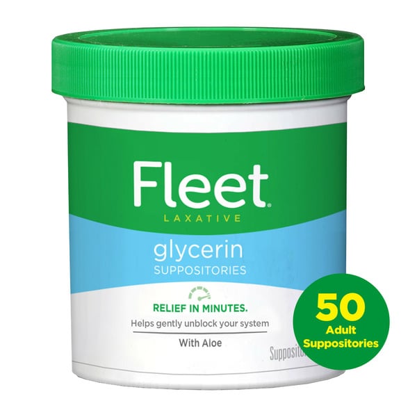 Digestion Fleet Laxative Glycerin Suppositories hero