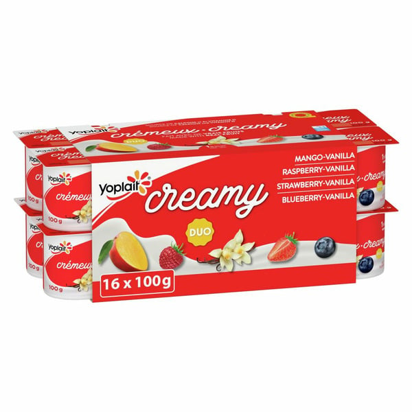 Yogurt Yoplait Creamy stirred hero