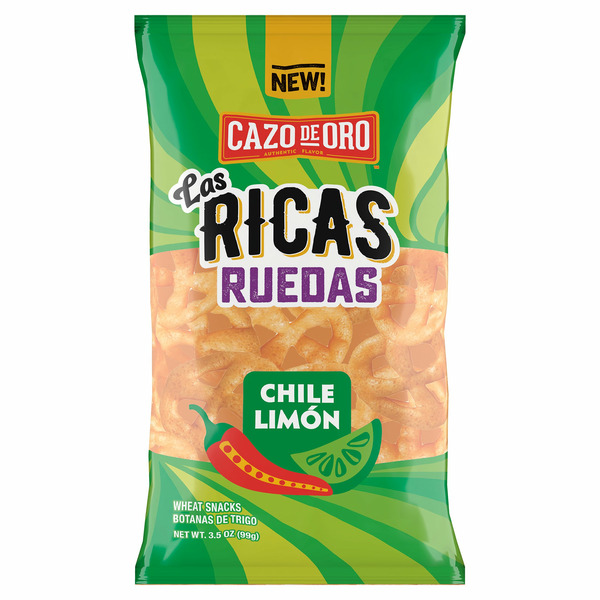 Fruit & Vegetable Snacks Cazo De Oro Las Ricas Ruedas Chile Limón Wheat Snacks hero