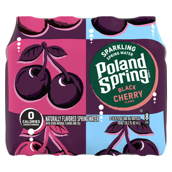 Water, Seltzer & Sparkling Water Poland spring Sparkling Water, Black Cherry hero