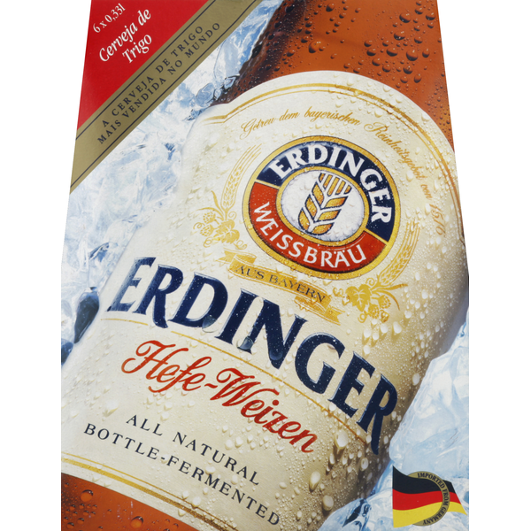 Imported ERDINGER Beer, Wheat, Hefe-Weizen hero