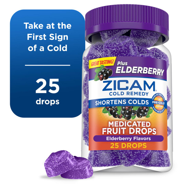 Cold, Flu & Allergy Zicam Cold Remedy Zinc Medicated Fruit Drops hero