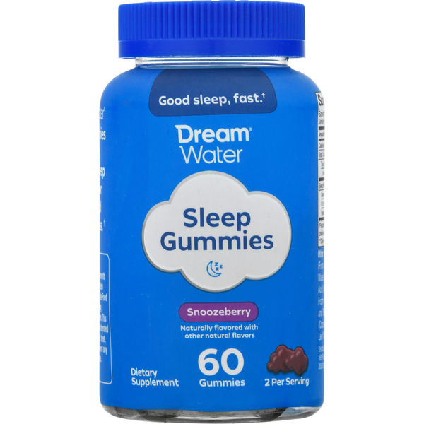 Stress & Sleep Aids Dream Water Sleep Gummies, Snoozeberry hero