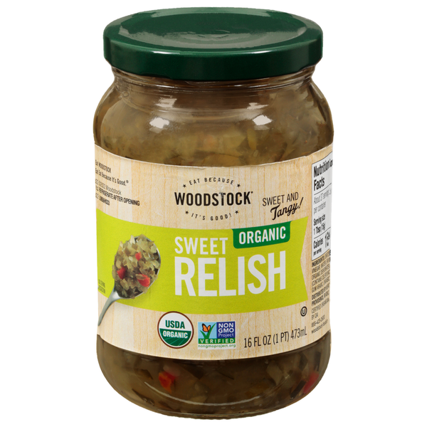 Condiments WOODSTOCK Organic Sweet Relish hero