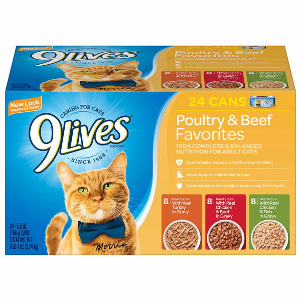 Cat Food 9Lives Wet Cat Food hero