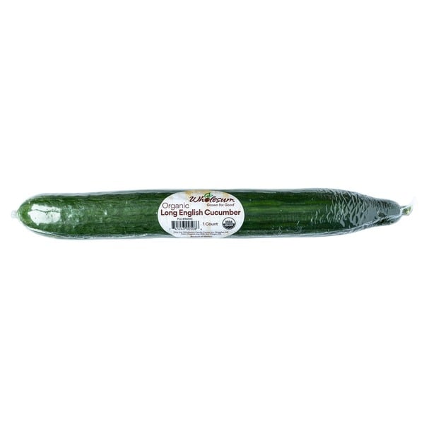 Fresh Vegetables Wholesum Organic Long English Cucumbers hero