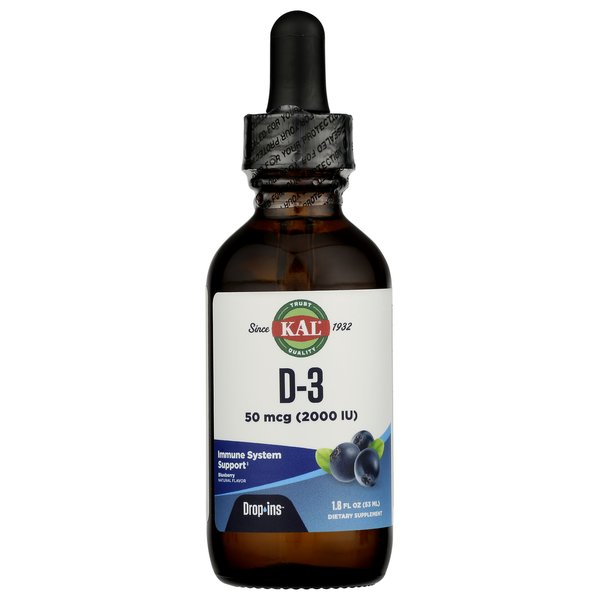 Vitamins & Supplements KAL D-3 Dropins hero