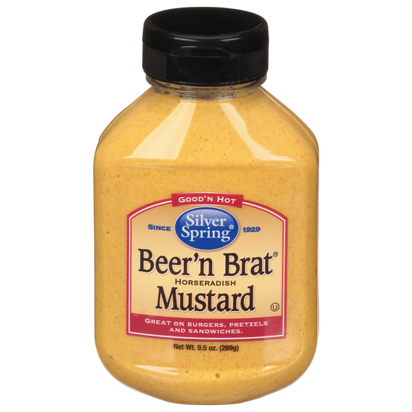 Condiments Silver Spring Mustard, Beer'n Brat hero